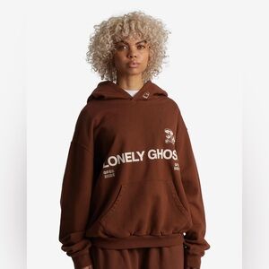 LONELY GHOST Connect Open Heart Open Mind Heavyweight Hoodie